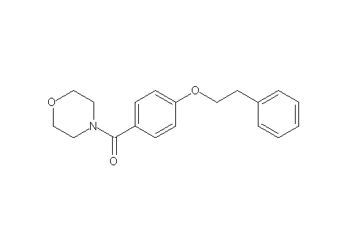 4-[4-(2-phenylethoxy)benzoyl]morpholine