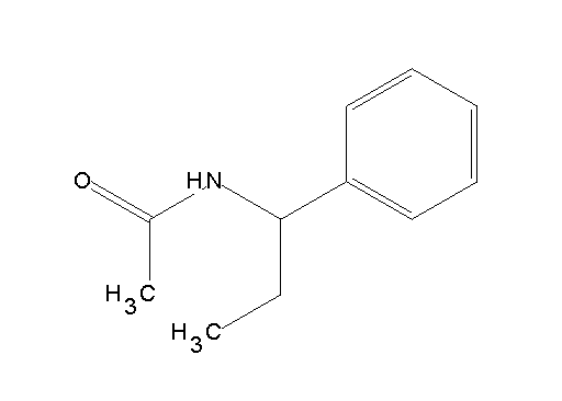 N-(1-phenylpropyl)acetamide