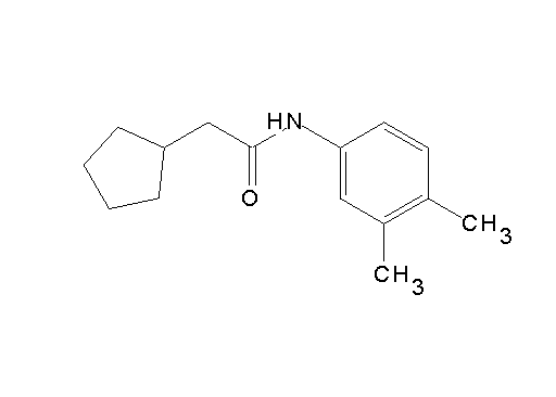 2-cyclopentyl-N-(3,4-dimethylphenyl)acetamide