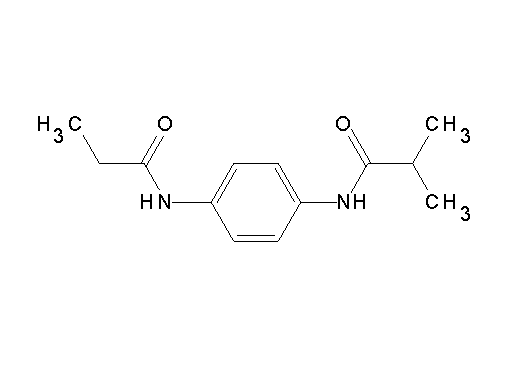 2-methyl-N-[4-(propionylamino)phenyl]propanamide
