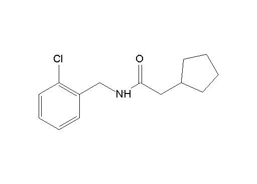 N-(2-chlorobenzyl)-2-cyclopentylacetamide