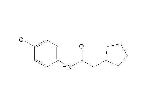 N-(4-chlorophenyl)-2-cyclopentylacetamide
