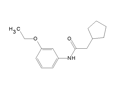 2-cyclopentyl-N-(3-ethoxyphenyl)acetamide