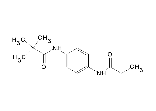 2,2-dimethyl-N-[4-(propionylamino)phenyl]propanamide