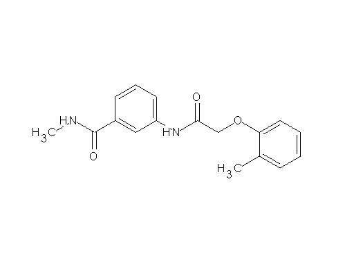 N-methyl-3-{[(2-methylphenoxy)acetyl]amino}benzamide