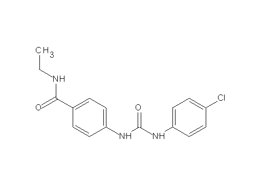 4-({[(4-chlorophenyl)amino]carbonyl}amino)-N-ethylbenzamide