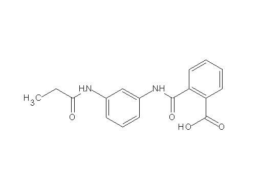 2-({[3-(propionylamino)phenyl]amino}carbonyl)benzoic acid