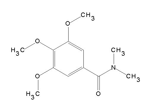 3,4,5-trimethoxy-N,N-dimethylbenzamide
