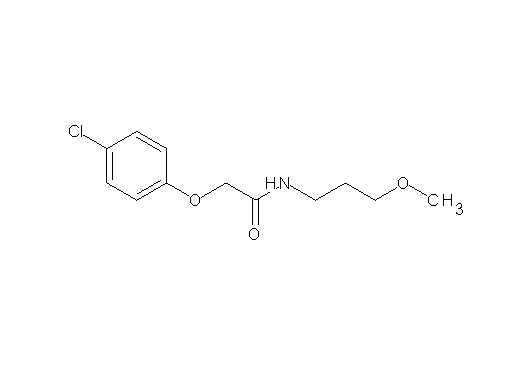 2-(4-chlorophenoxy)-N-(3-methoxypropyl)acetamide