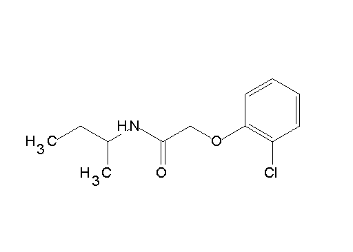 N-(sec-butyl)-2-(2-chlorophenoxy)acetamide - Click Image to Close