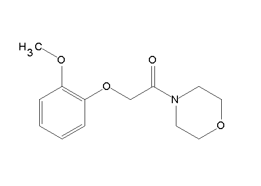 4-[(2-methoxyphenoxy)acetyl]morpholine