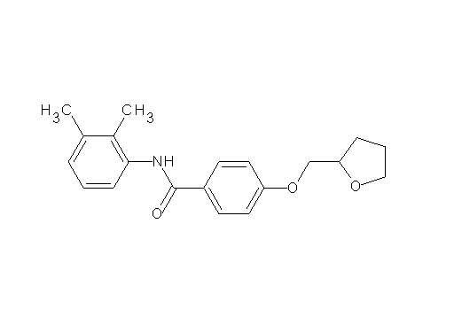 N-(2,3-dimethylphenyl)-4-(tetrahydro-2-furanylmethoxy)benzamide - Click Image to Close