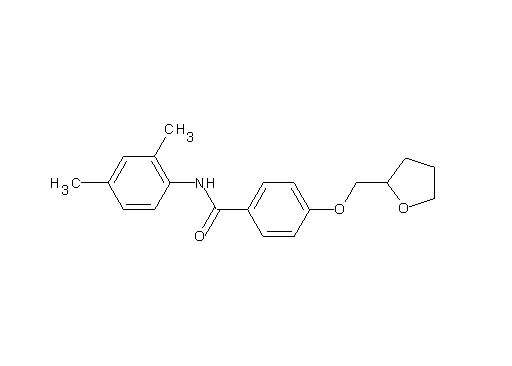 N-(2,4-dimethylphenyl)-4-(tetrahydro-2-furanylmethoxy)benzamide