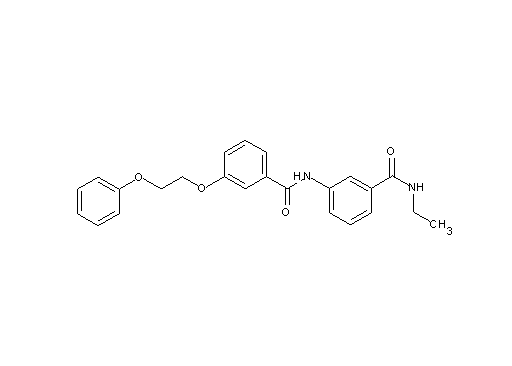 N-{3-[(ethylamino)carbonyl]phenyl}-3-(2-phenoxyethoxy)benzamide