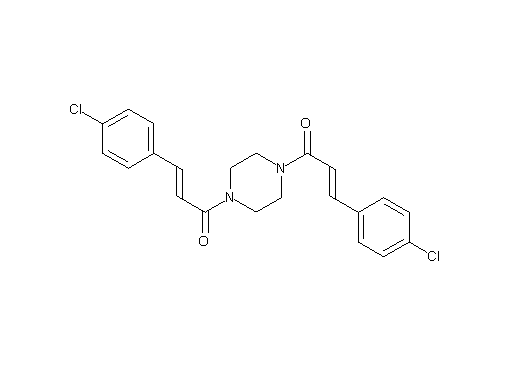 1,4-bis[3-(4-chlorophenyl)acryloyl]piperazine
