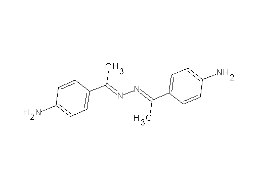 (4-{N-[1-(4-aminophenyl)ethylidene]ethanehydrazonoyl}phenyl)amine