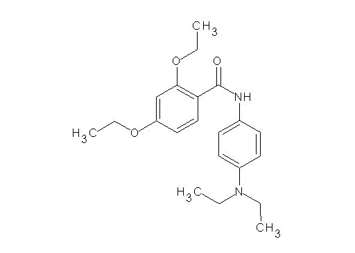 N-[4-(diethylamino)phenyl]-2,4-diethoxybenzamide