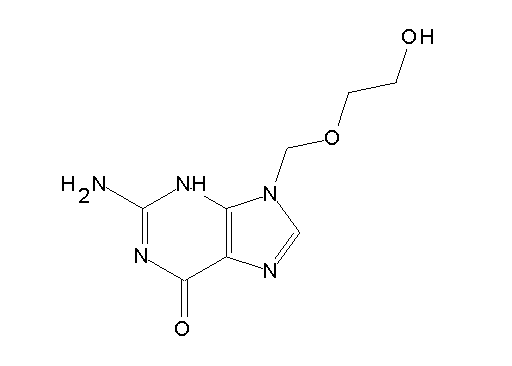 2-amino-9-[(2-hydroxyethoxy)methyl]-3,9-dihydro-6H-purin-6-one - Click Image to Close
