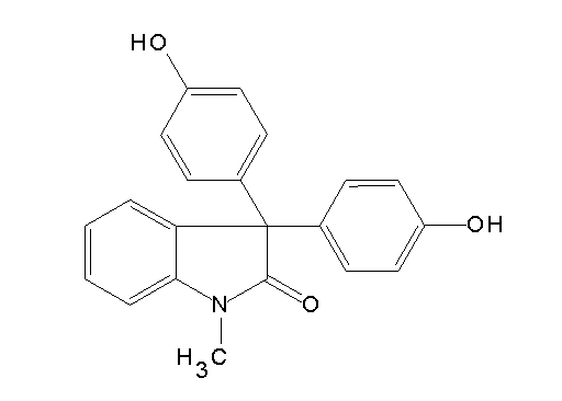 3,3-bis(4-hydroxyphenyl)-1-methyl-1,3-dihydro-2H-indol-2-one