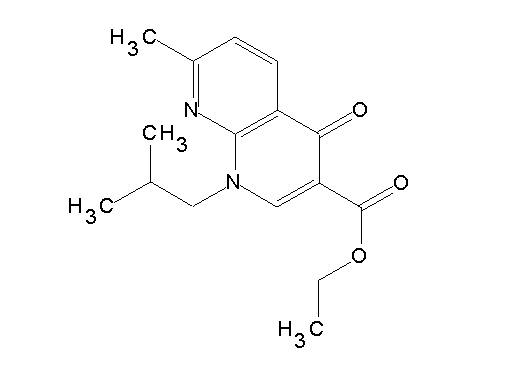 ethyl 1-isobutyl-7-methyl-4-oxo-1,4-dihydro-1,8-naphthyridine-3-carboxylate