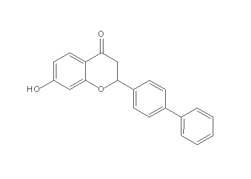 2-(4-biphenylyl)-7-hydroxy-2,3-dihydro-4H-chromen-4-one