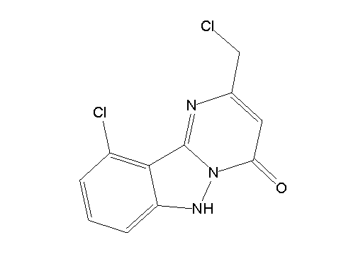 10-chloro-2-(chloromethyl)pyrimido[1,2-b]indazol-4(6H)-one
