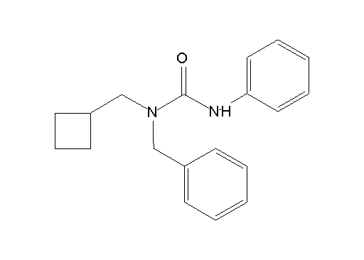 N-benzyl-N-(cyclobutylmethyl)-N'-phenylurea