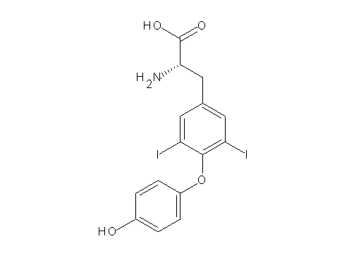 O-(4-hydroxyphenyl)-3,5-diiodo-L-tyrosine