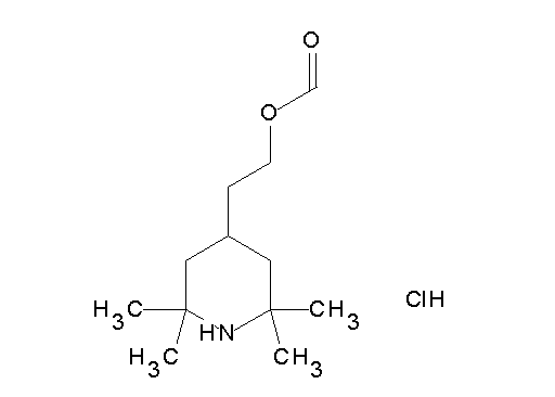 2-(2,2,6,6-tetramethyl-4-piperidinyl)ethyl formate hydrochloride