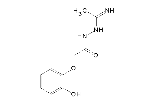 N'-ethanimidoyl-2-(2-hydroxyphenoxy)acetohydrazide