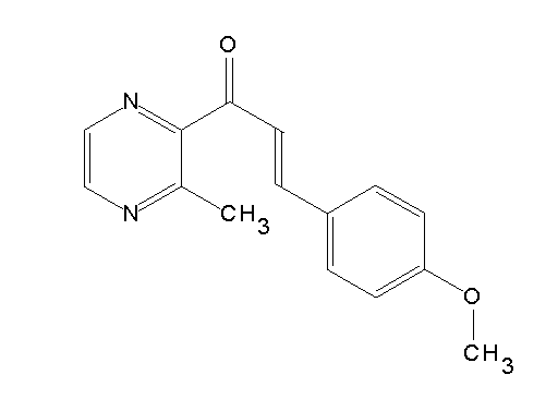 3-(4-methoxyphenyl)-1-(3-methyl-2-pyrazinyl)-2-propen-1-one