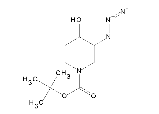 tert-butyl 3-azido-4-hydroxy-1-piperidinecarboxylate