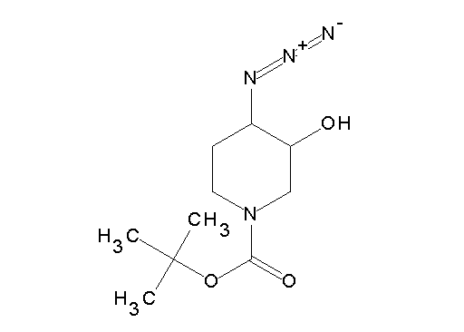 tert-butyl 4-azido-3-hydroxy-1-piperidinecarboxylate