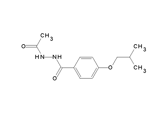 N'-acetyl-4-isobutoxybenzohydrazide