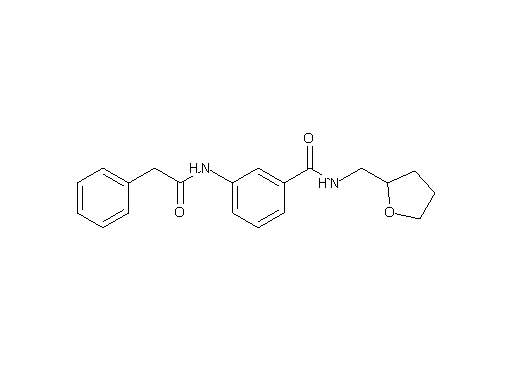 3-[(phenylacetyl)amino]-N-(tetrahydro-2-furanylmethyl)benzamide