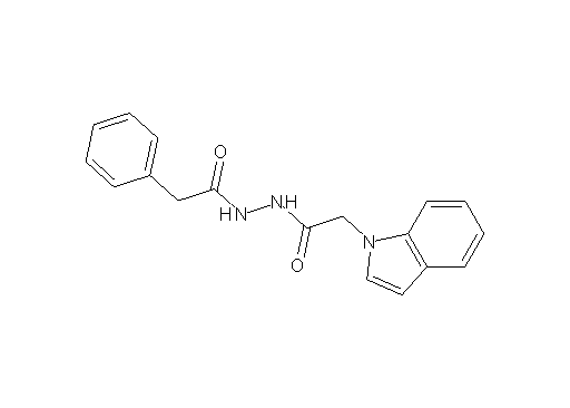 2-(1H-indol-1-yl)-N'-(phenylacetyl)acetohydrazide