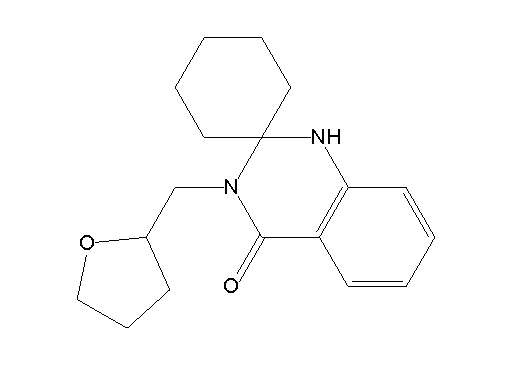3'-(tetrahydro-2-furanylmethyl)-1'H-spiro[cyclohexane-1,2'-quinazolin]-4'(3'H)-one