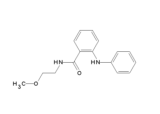 2-anilino-N-(2-methoxyethyl)benzamide