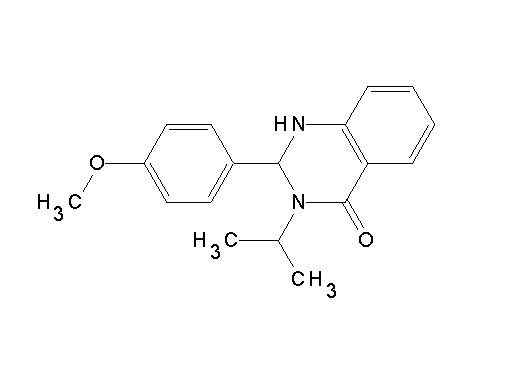 3-isopropyl-2-(4-methoxyphenyl)-2,3-dihydro-4(1H)-quinazolinone