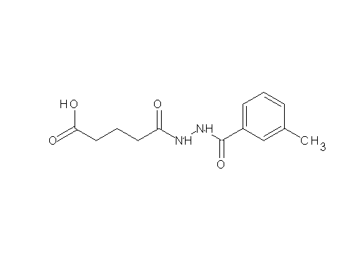 5-[2-(3-methylbenzoyl)hydrazino]-5-oxopentanoic acid