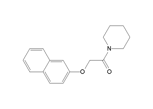 1-[(2-naphthyloxy)acetyl]piperidine