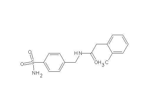 N-[4-(aminosulfonyl)benzyl]-2-(2-methylphenyl)acetamide