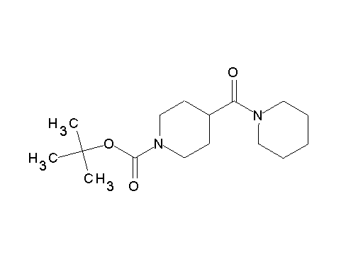 tert-butyl 4-(1-piperidinylcarbonyl)-1-piperidinecarboxylate