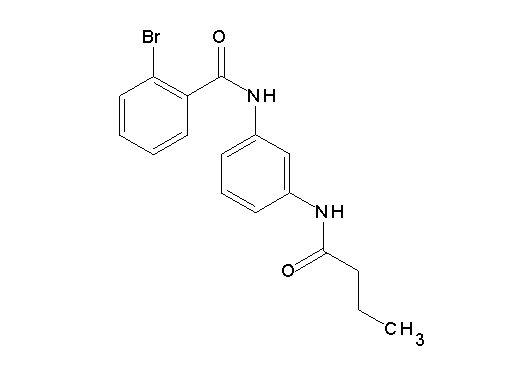 2-bromo-N-[3-(butyrylamino)phenyl]benzamide