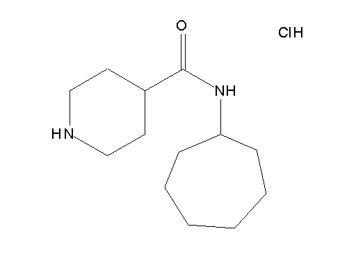 N-cycloheptyl-4-piperidinecarboxamide hydrochloride