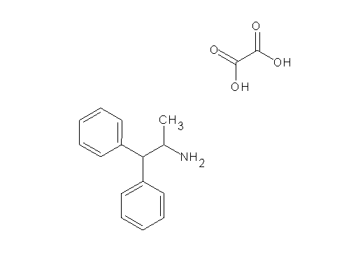 (1-methyl-2,2-diphenylethyl)amine oxalate