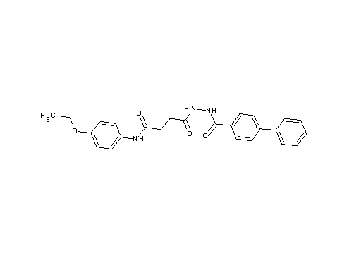 4-[2-(4-biphenylylcarbonyl)hydrazino]-N-(4-ethoxyphenyl)-4-oxobutanamide