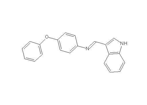 N-(1H-indol-3-ylmethylene)-4-phenoxyaniline