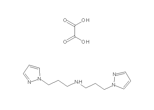 3-(1H-pyrazol-1-yl)-N-[3-(1H-pyrazol-1-yl)propyl]-1-propanamine oxalate