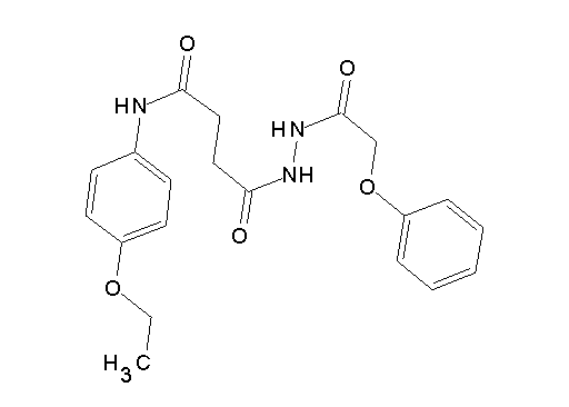 N-(4-ethoxyphenyl)-4-oxo-4-[2-(phenoxyacetyl)hydrazino]butanamide